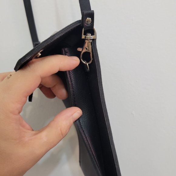 Faux Leather Cell Phone Crossbody Bag - Picture 6 of 7